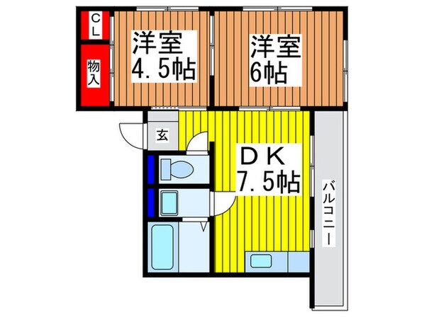 レジデンス勇の物件間取画像